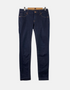 Dark Wash Straight-Leg Denim Jeans