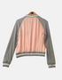 Pink and Gray Bomber Jacket