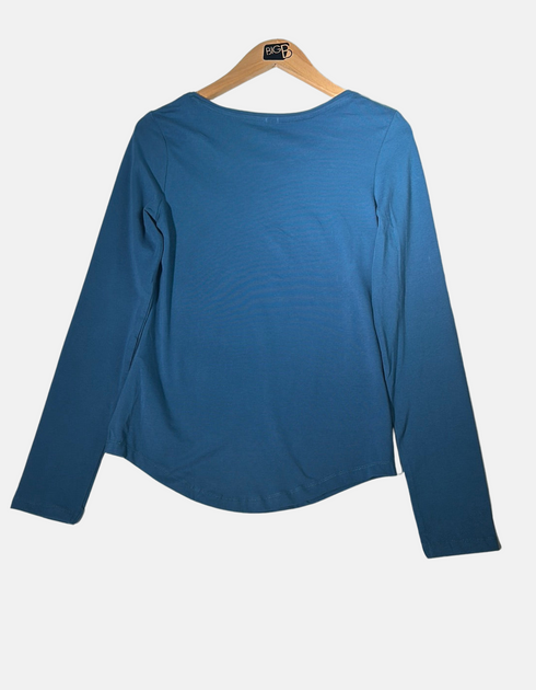 Azure Allure Long-Sleeve Top