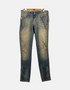 Distressed Mid-Wash Slim-Fit Jeans