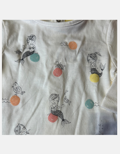 Whimsical Mermaid Long-Sleeve Top for Babies