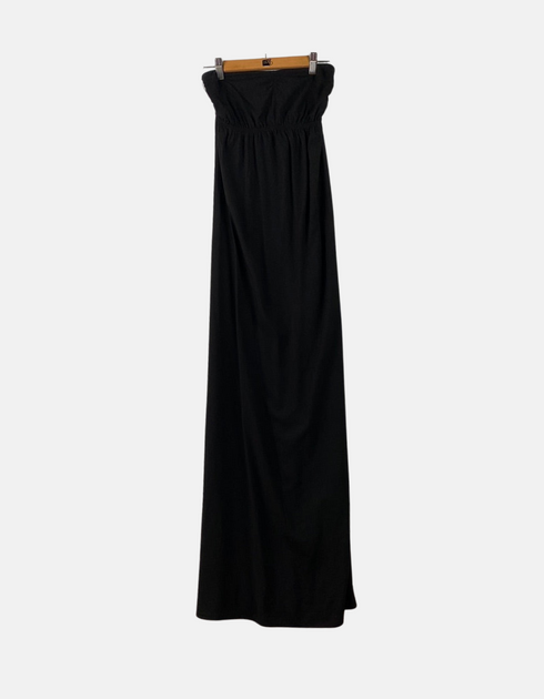 Strapless Black Maxi Dress