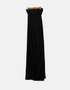 Strapless Black Maxi Dress