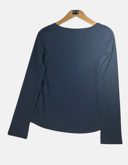Classic Navy Long-Sleeve Tee