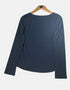 Classic Navy Long-Sleeve Tee