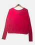 Radiant Rouge Long Sleeve Top