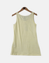 White Yellow striped Tank FM