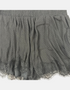 Black Polka Dot Lace Trim Shorts