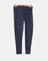 Navy Polka Dot Stretch Leggings