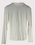 Ivory Elegance High Collar Top