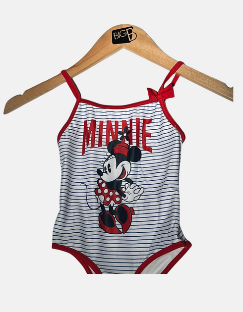 Minnie Mouse Striped Swimsuit for Kids