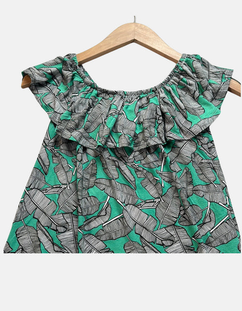 Enchanted Garden Ruffle Top