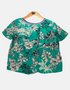 Tropical Print Short-Sleeve Top