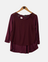Maroon blouse FM