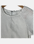 Silver Mesh Metallic Top