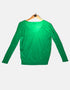 Women's Emerald Green V-Neck Sweater