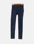 Navy Pinstripe Skinny Jeans