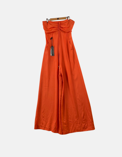 Orange women dress FM