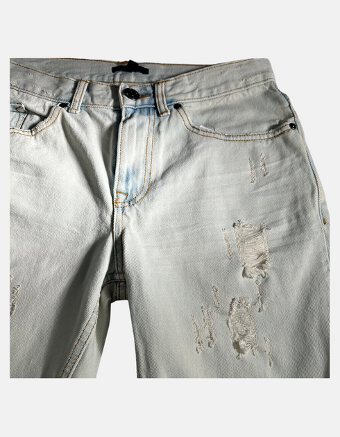 Men's Distressed Denim Shorts