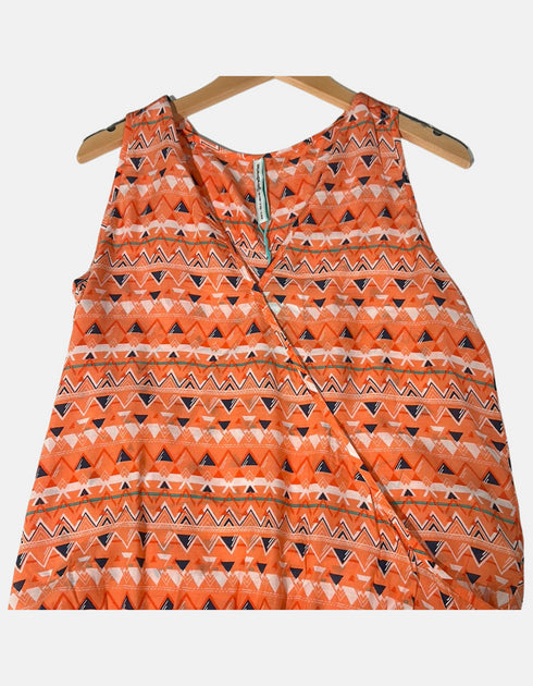 Aztec-Inspired Geometric Tank