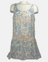 Floral Print Sleeveless Drop Waist Dress