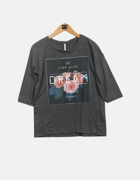 T-shirt gray colour FM