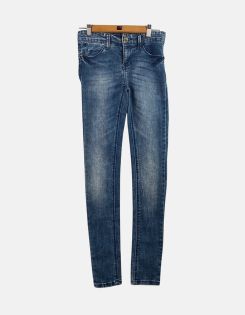 Faded Slim Fit Blue Jeans