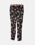 Floral Print Elastic Waist Jogger Pants