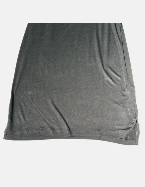 Charcoal Draped Tank Top F