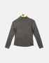 Black Long-Sleeve Mock Neck Top