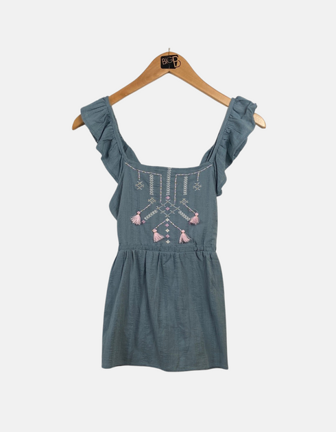 Gray kids dress FM
