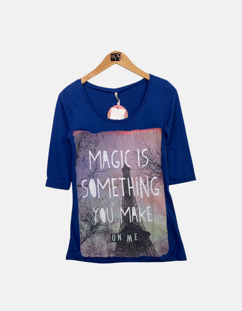 T-shirt blue FM