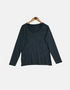 Navy Striped Long-Sleeve Tee
