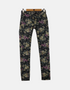 Jeans black floral FM