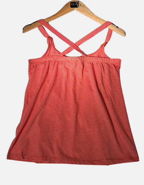 Coral Charm Ruffle Tank