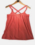 Coral Charm Ruffle Tank
