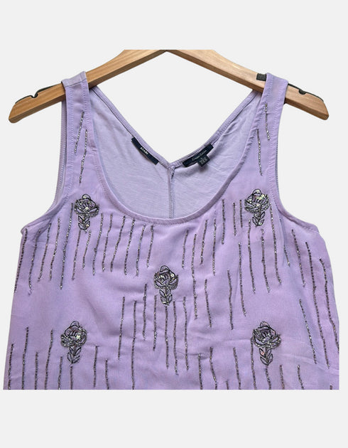 Lavender Dream Embellished Tank