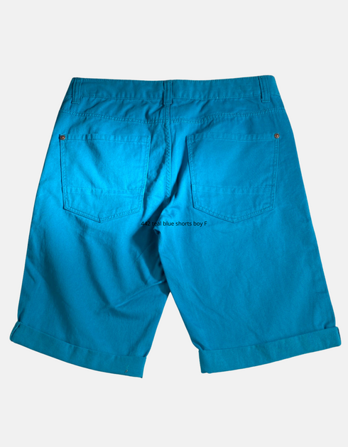 Flat-Front Rolled Hem Shorts for Kid Boys
