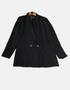 Classic Black Double-Breasted Blazer
