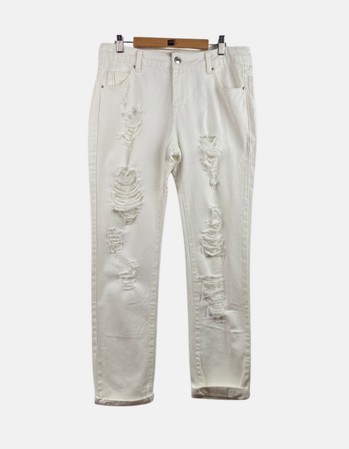 White denim Jeans FM