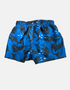 Boys' Blue Shark Print Swim Shorts