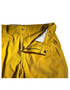 Mustard Yellow Cotton Shorts