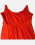 Crimson Ruffle Sundress