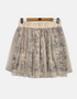 Shirt white net with flower FM