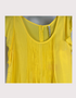 Sunshine Pleats Cap-Sleeve Top