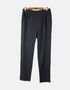Tailored Black Slim-Fit Trousers