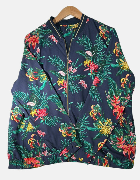 Midnight Garden Bomber Jacket
