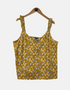 Floral Print Ruffled Strap Top For Women