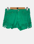 Green colour shorts FM