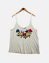 White tank with flowers FM